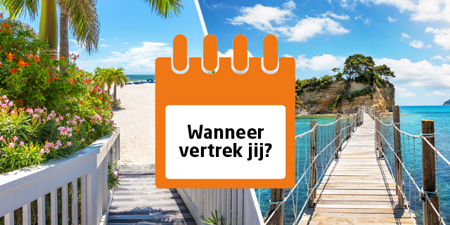 Wanneer staat jouw vakantie op de planning?